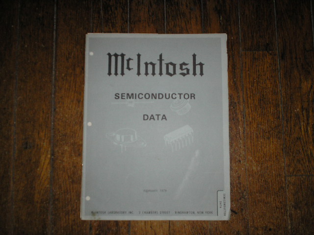 McIntosh 1979 Semiconductor Manual has photos of the diodes and transistor data etc..
Parts Manual